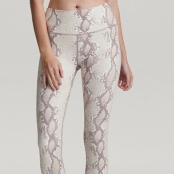 Varley High Waste Snake Print Leggings - Picture 2 of 4